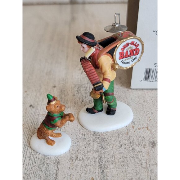 Dept 56 58891 One Man band and the dancing dog village accessory Xmas - Picture 2 of 7